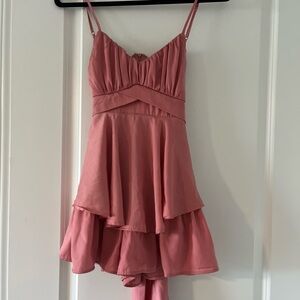 Mi ami satin like romper xs